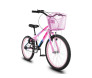 Bicicleta Infantil Feminina Aro 20 KOG Alumínio Com Cestinha