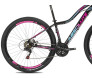 Bicicleta Aro 29 Absolute Hera 24v Shimano Altus e Trava de cor rosa