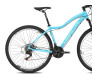 Imagem lateral da Bicicleta Aro 29 Absolute Hera Feminina 27v na cor azul com detalhe preto