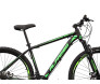 Bicicleta Aro 29 Alfameq ATX 27v Hidráulico K7 e Trava com cor preta e escrita verde
