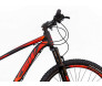 Bicicleta Aro 29 KSW XLT 2020 Altus 24v Hidráulico na cor preta e escrita vermelha