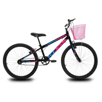 Bicicleta Infantil Aro 24 KOG Feminina com Cestinha