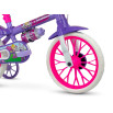 Bicicleta Infantil Aro 12 Feminina Nathor Violet de Rodinha