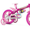 Bicicleta Infantil Aro 12 Feminina Nathor Flower de Rodinha
