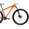 Bicicleta Aro 29 Absolute Nero 4 2x9V Freio Hidráulico Trava laranjada com letras amarelas