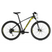 Bicicleta Aro 29 Oggi Big Wheel 7.1 Shimano Deore 18v na cor preta e escrita amarela