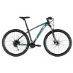 Bicicleta Aro 29 Oggi Big Wheel 7.1 Shimano Deore 18v na cor preta e escrita azul
