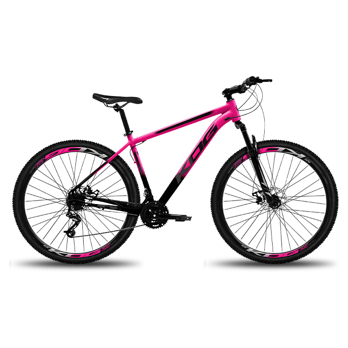 Bicicleta Feminina Aro 29 KOG na cor rosa